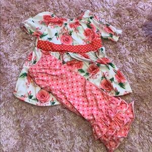 Toddler boutique outfit, size XS